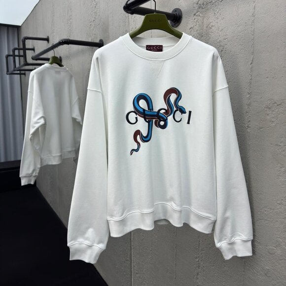 Gucci GG Cotton Jersey Sneak gedreckt Sweatshirt - Picture 1 of 10